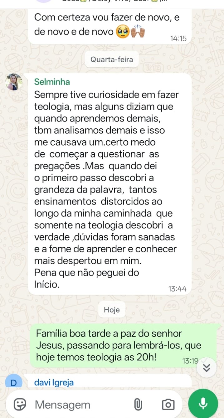 Depoimento Aluno 1